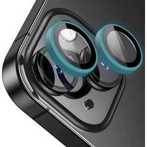 Buff iPhone 15 / 15 Plus Neon Metal Lens Koruyucu Sky Blue