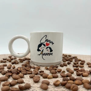 Nakkaş Çini Seramik Kupa Mug Canım Annem Baskılı 44