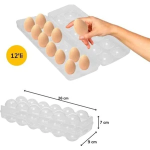 Cengiz Çeyiz Stillo Plastik Lucca 12'li Yumurtalık 5510