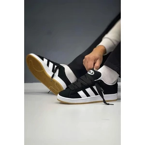 Moda Mio Black Campus 00S Spor Ayakkabı+Çorap Bağcık