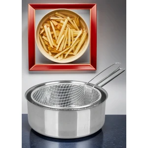 Fritözlü Kaçerola Multi Kullanım Çelik 20 cm 720288