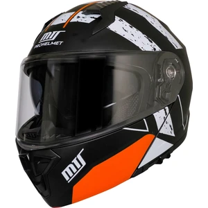 Mts M-966 Çeneaçılır Motosiklet Kaskı Turuncu