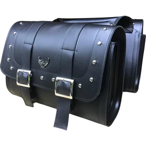 Dot Cycle Chopper Deri Yan Heybe Çanta