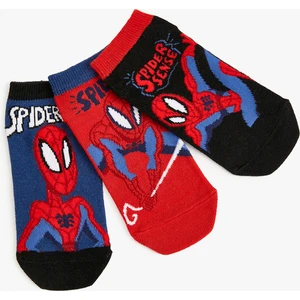 3'lü Spiderman Lisanslı Çorap Seti