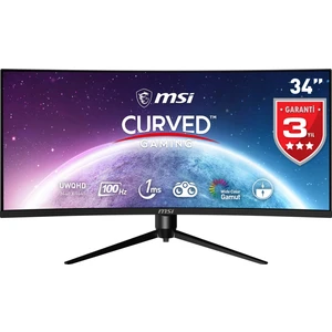 MAG342CQPV 34"CURVED 1500R VA 3440X1440 (UWQHD) 21:9 100HZ 1MS ADAPTIVE SYNC GAMING MONITOR