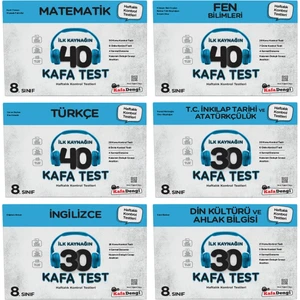 Kafa Dengi Yayınları LGS 8.Sınıf Çöz Bitir Yaprak Test Tüm Dersler Set