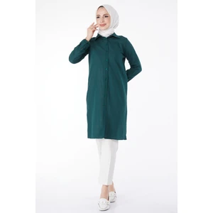 Yeşil Tesettür Tunik 13141
