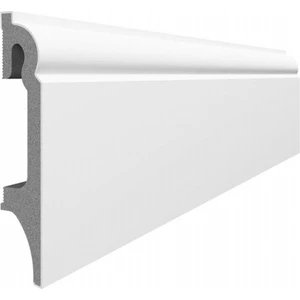 Espumo Suya Dayanıklı Kompozit Süpürgelik 8 cm - 2,40 Metre - Beyaz - ESP301