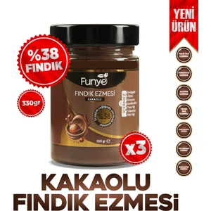 Kakaolu Fındık Ezmesi - (330 Gr) x 3 Adet