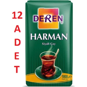 Harman 1 kg Siyah Çay 12'li Paket
