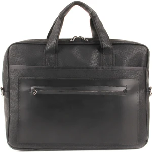 Leder Siyah Su Geçirmez 15.6" - 17.3" Evrak Laptop Notebook Bilgisayar Çantası
