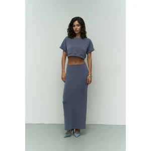 Mai Collection Paloma Indigo Crop Etek Takım