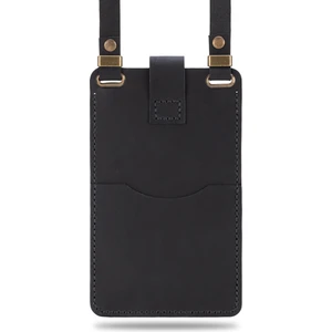 Kadın Omuz Askılı Para ve Kart Bölmeli Hakiki Deri Telefon Çantası