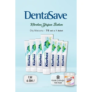 Klorhex Diş Macunu 7 Al 6 Öde  75 Ml Ve Kulak Çubuğu,