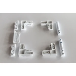 Öz Ekin Sineklik Aksesuar Seti 17X25 Profil Uyumlu 1 Takım Beyaz