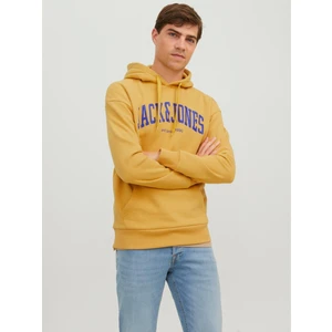 Jack & Jones Hood Josh Erkek Sarı Kapüşonlu Sweatshirt