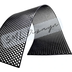 SML Dizayn Bal Peteği Tampon-Panjur Izgara 98X23 cm Mat Siyah Plastik Bodykit Izgara Ön-Tampon-Petek-Izgara-Tel