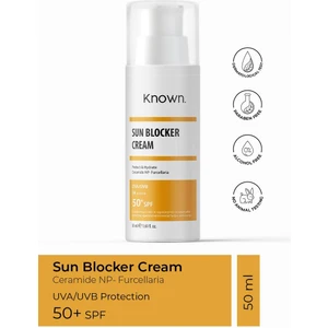 Known Güneş Koruyucu Yüz Kremi 50+ SPF Tüm Cilt Tipleri İçin Renksiz 50 ml