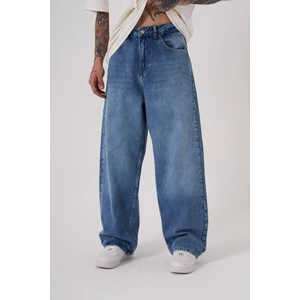 Erkek Oversize Baggy Jean Aqua