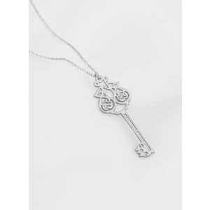 Dkmn Silver 925 Ayar Gümüş El Fettah Anahtar Kolye