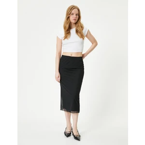 Midi Etek Normal Bel Lastikli