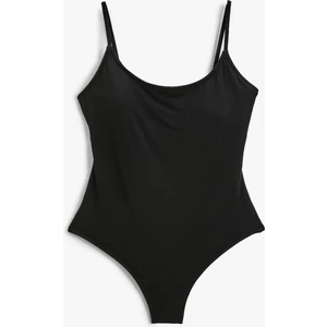 Basic Mayo Ince Askılı U Yaka Kaplı