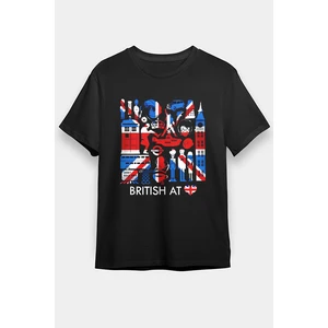 Büyük Britanya Ingiltere Siyah Unisex Tişört T-Shirt