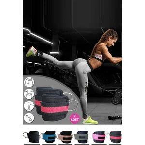 Spor Byfit Ayak Bilek Kayışı D-Ring Fitness Ağırlık Çekiş Aparatı