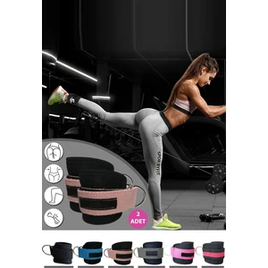 Spor Byfit Ayak Bilek Kayışı D-Ring Fitness Ağırlık Çekiş Aparatı