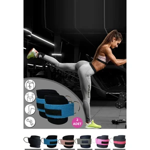 Spor Byfit Ayak Bilek Kayışı D-Ring Fitness Ağırlık Çekiş Aparatı