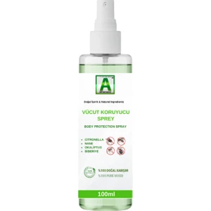 Sivrisinek ve Kene Haşere Kovucu Sprey %100 Doğal Bitkisel Içerik Mosquito And Tick Spray 100 ml