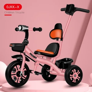 Çocuk Pedalı Itme Üç Tekerlekli Bisiklet 1-2-3-5--6 Yaşında Büyük Bebek Bisikleti (Yurt Dışından)
