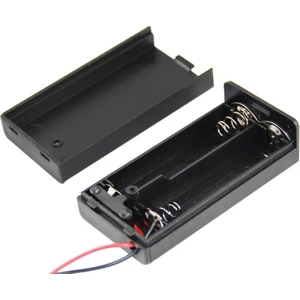 Pil Yuvası 2 Li Kapaklı Switchli (Aa) (IC-233C)