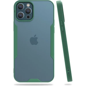 Apple iPhone 12 Pro Max Uyumlu Platin Seri Arka Koruma Kılıf - Yeşil