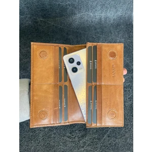 Sanat Leather SL-2161  Deri Telefon Bölmeli  Cüzdan