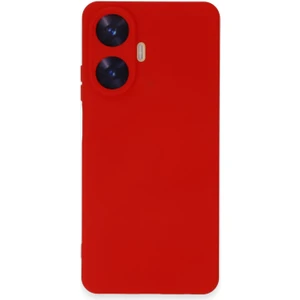 Realme C55 Uyumlu Nano Arka Koruma Kılıf - Kırmızı