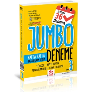 Model Eğitim Yayıncılık 3. Sınıf Jumbo Tüm Dersler Deneme