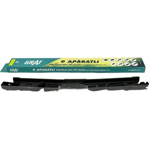 400 Mm. 9 Aparatlı Muz Tipi Universal Silecek