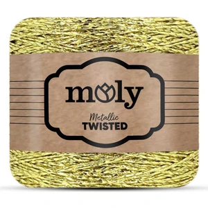 Twisted Metalik Kağıt Ip 400 Altın Sarısı 250 Gram