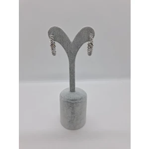 Stainless Steel Çelik Dorika Halka Küpe 3 cm
