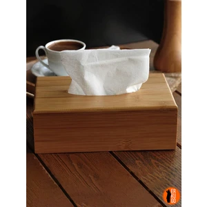 Doğal Bambu Peçetelik, Masa Üstü Peçetelik, Hazneli Peçetelik