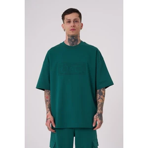 Erkek Machinist Dollar Basic Oversize Petrol Yeşili Tişört