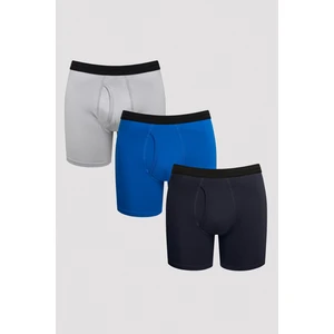 Basic Çok Renkli 3lü Boxer