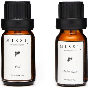 2'li Oud ve Amber Çiçeği 10 ml Buhurdanlık Esansı/yağı