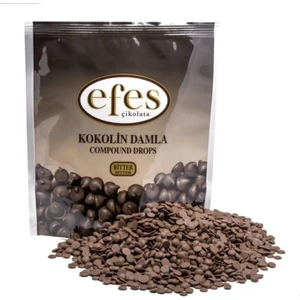 Efes Çikolata Bitter Kokolin Damla Çikolata 1 kg