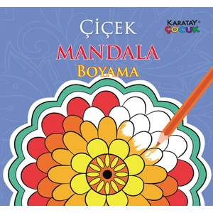 Mandala Çiçek Boyama