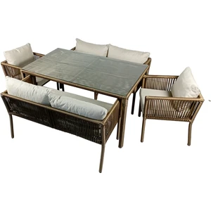 Vera 2-2-1-1 Rattan Bahçe Balkon Takımı Küf
