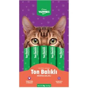 Kiwi Yammies 5X14 gr 5 Paket Ton Balıklı Morina Balıklı Sıvı Ödül Maması