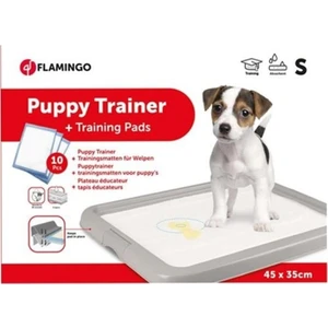 Flamingo Köpek Eğitim Pedi Altlığı ve 10 Adet Eğitim Pedi - Small