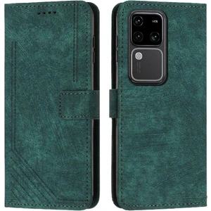 BDT Market Vıvo V30 5G/V30 Pro 5g Pu Deri Yan Toka Telefon Kılıfı (Yurt Dışından)